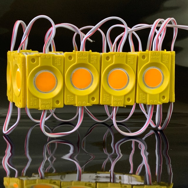 24V トラック用品 増設ランプ LED マーカー タイヤ灯 作業灯 路肩灯  架装部品 イエロー 黄色