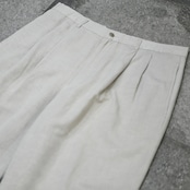 BACHRACH rayon linen wide slacks