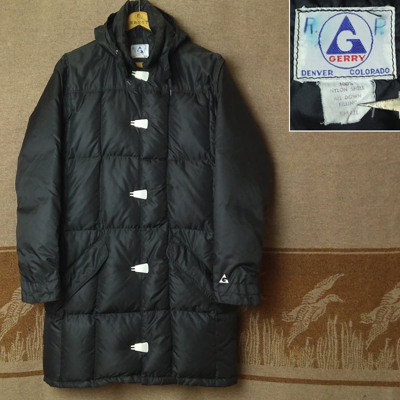 70s GERRY SLOPE COAT Black Down Jacket （S） | Wonder Wear