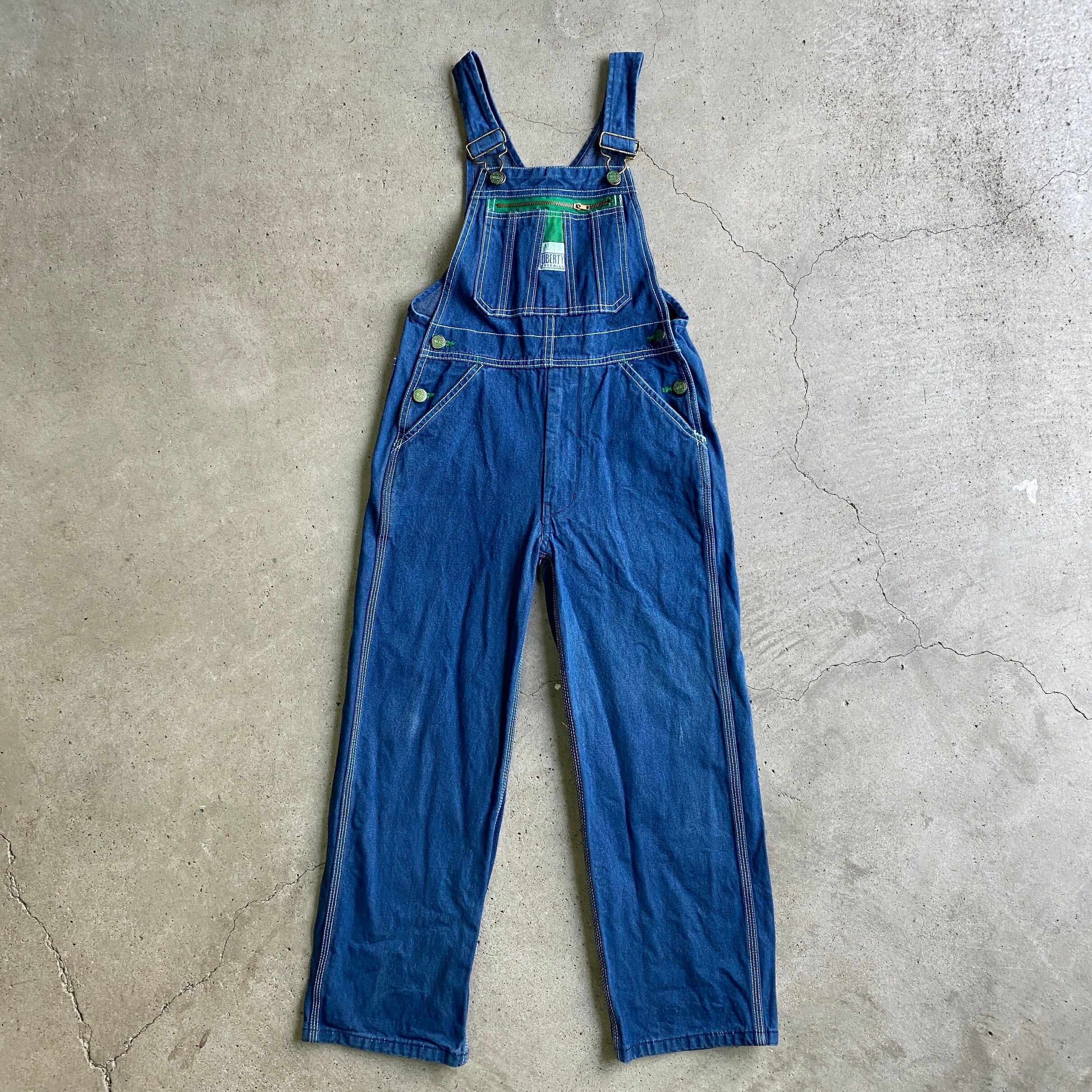 kids】LIBERTY リバティー デニム オーバーオール キッズ140cm相当 11 