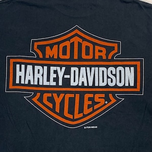 13484 ハーレーダビッドソン 長袖 Tシャツ 両面プリント XL