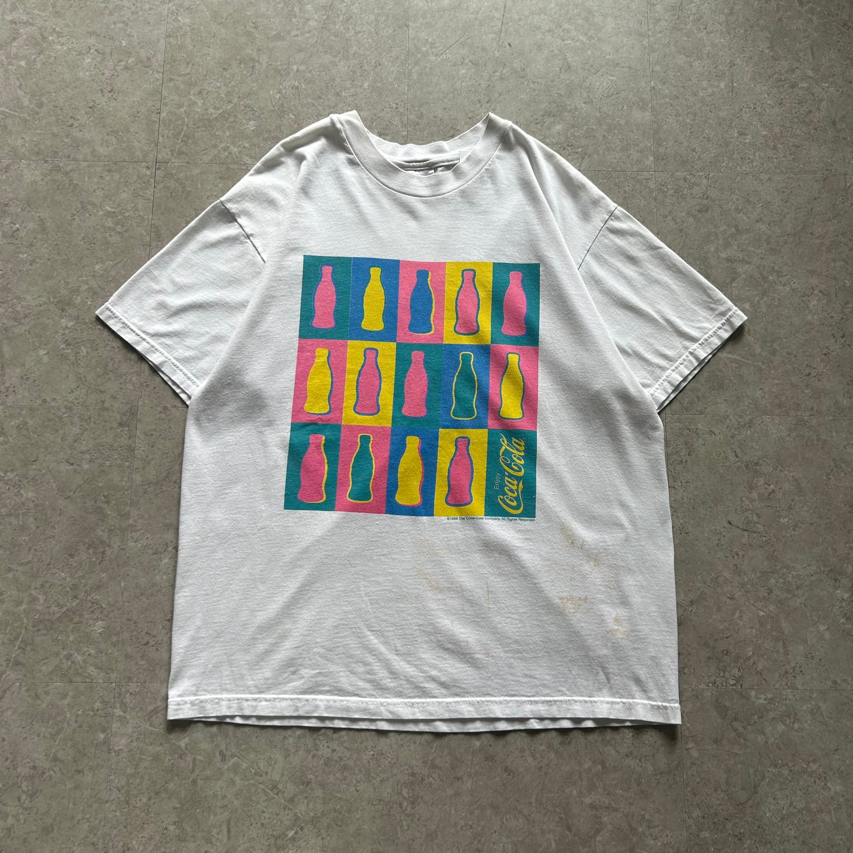 希少 90s Hanes USA製 Andy Warhol Tシャツ コカコーラ 90s Coca-Cola 