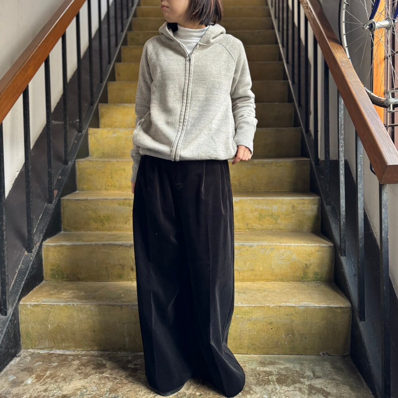 Le pivot - リサイクル裏毛起毛ZIPパーカー（Mサイズ) | clever