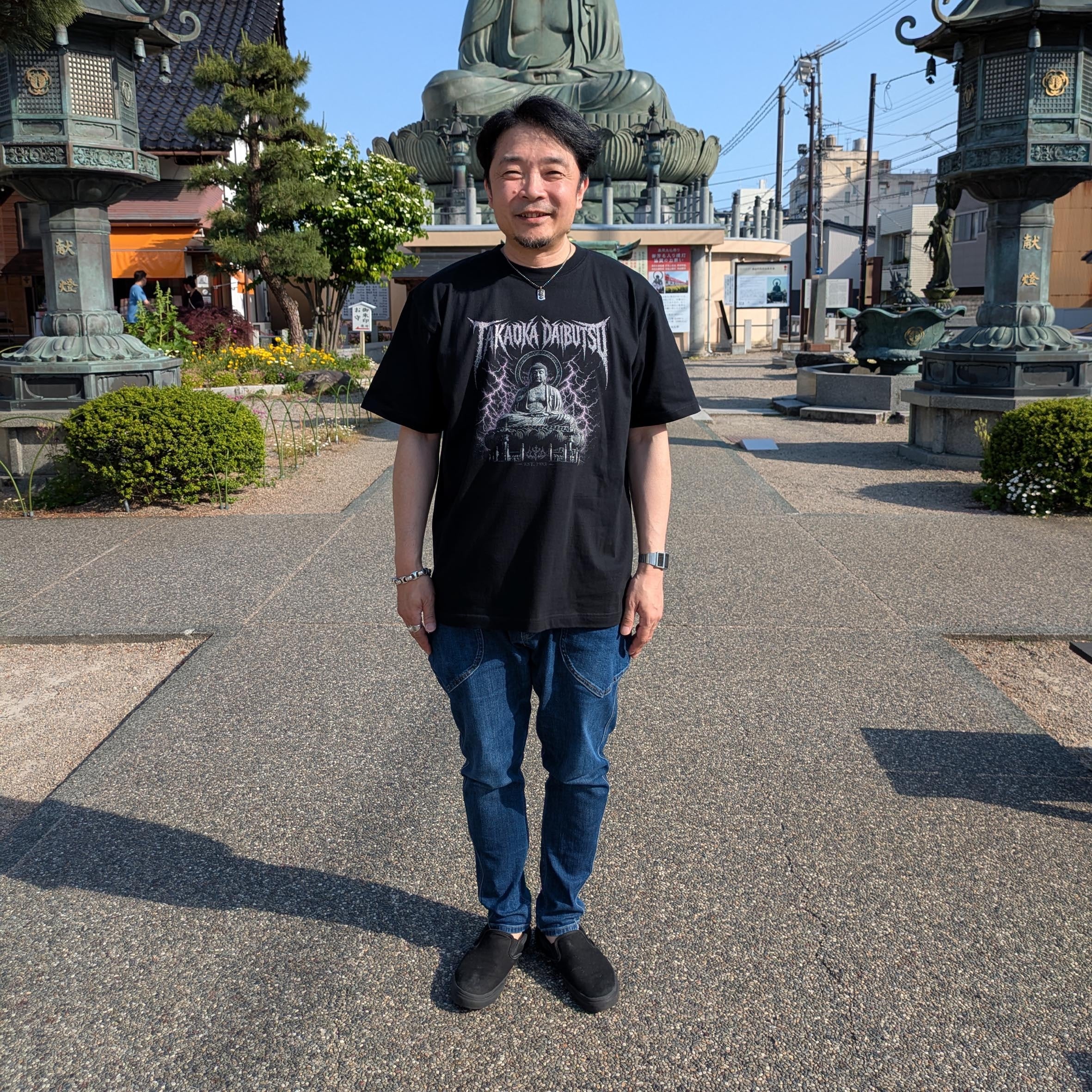 【高岡大仏】TAKAOKA DAIBUTSU Tシャツ【メタル】