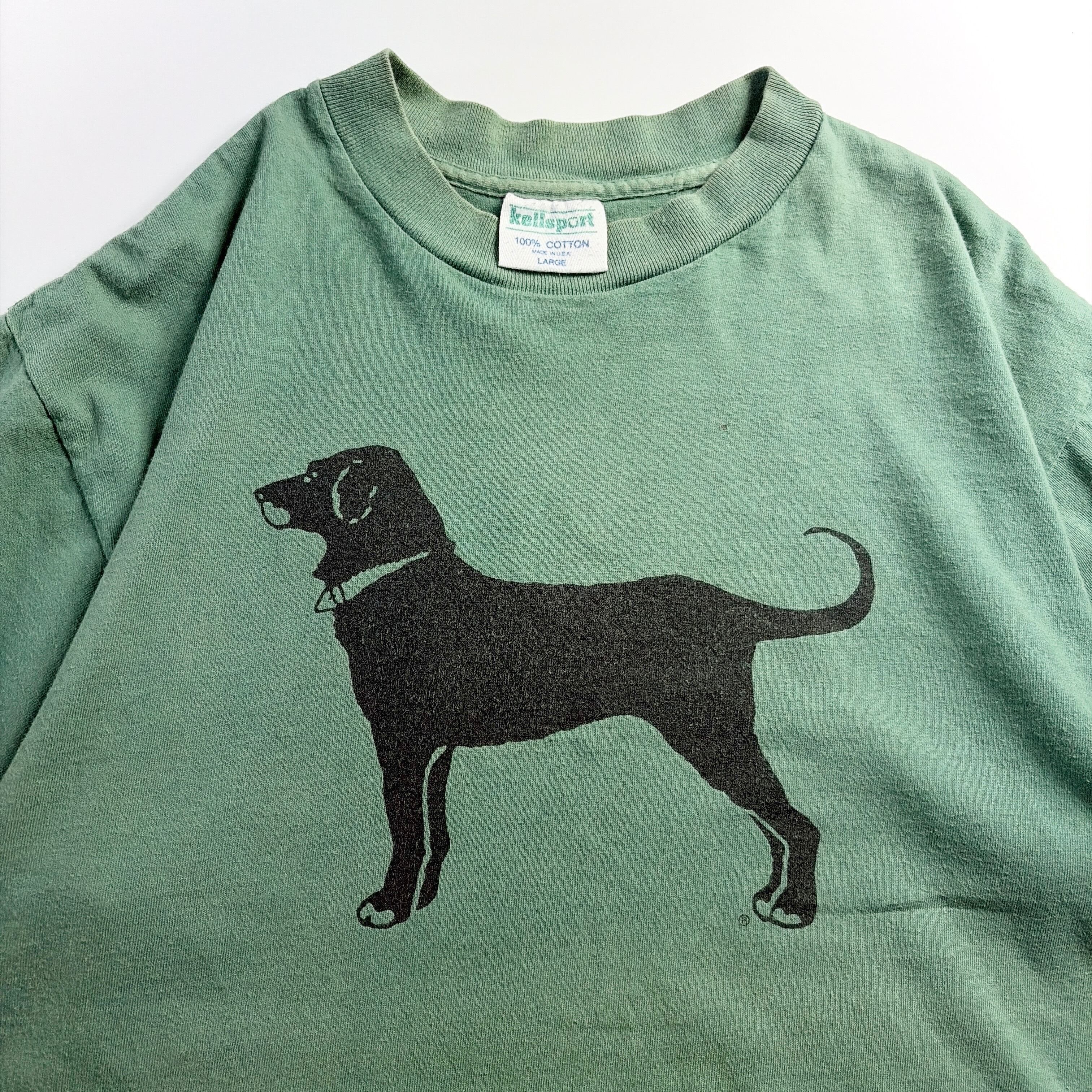 90s The Black Dog Dog Print T-Shirt