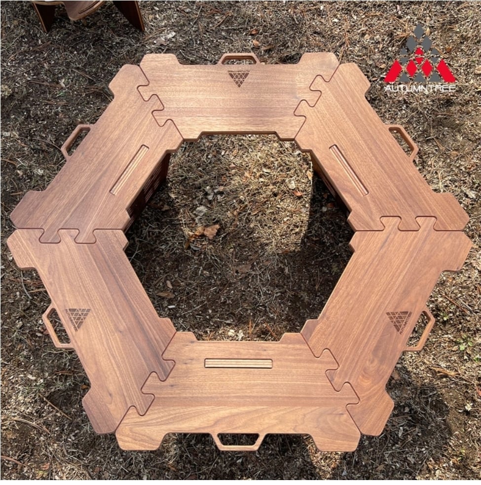 AUTAMNTREE ヘキサゴンテーブル | AXL CAMP