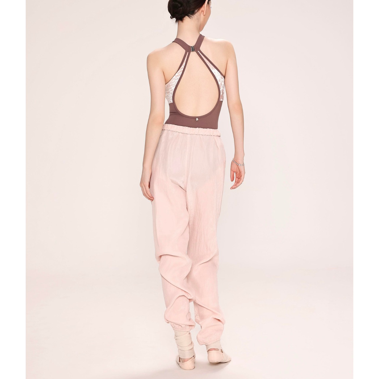 ベルベットドロップ ホルター レオタード 2色展開 L1313