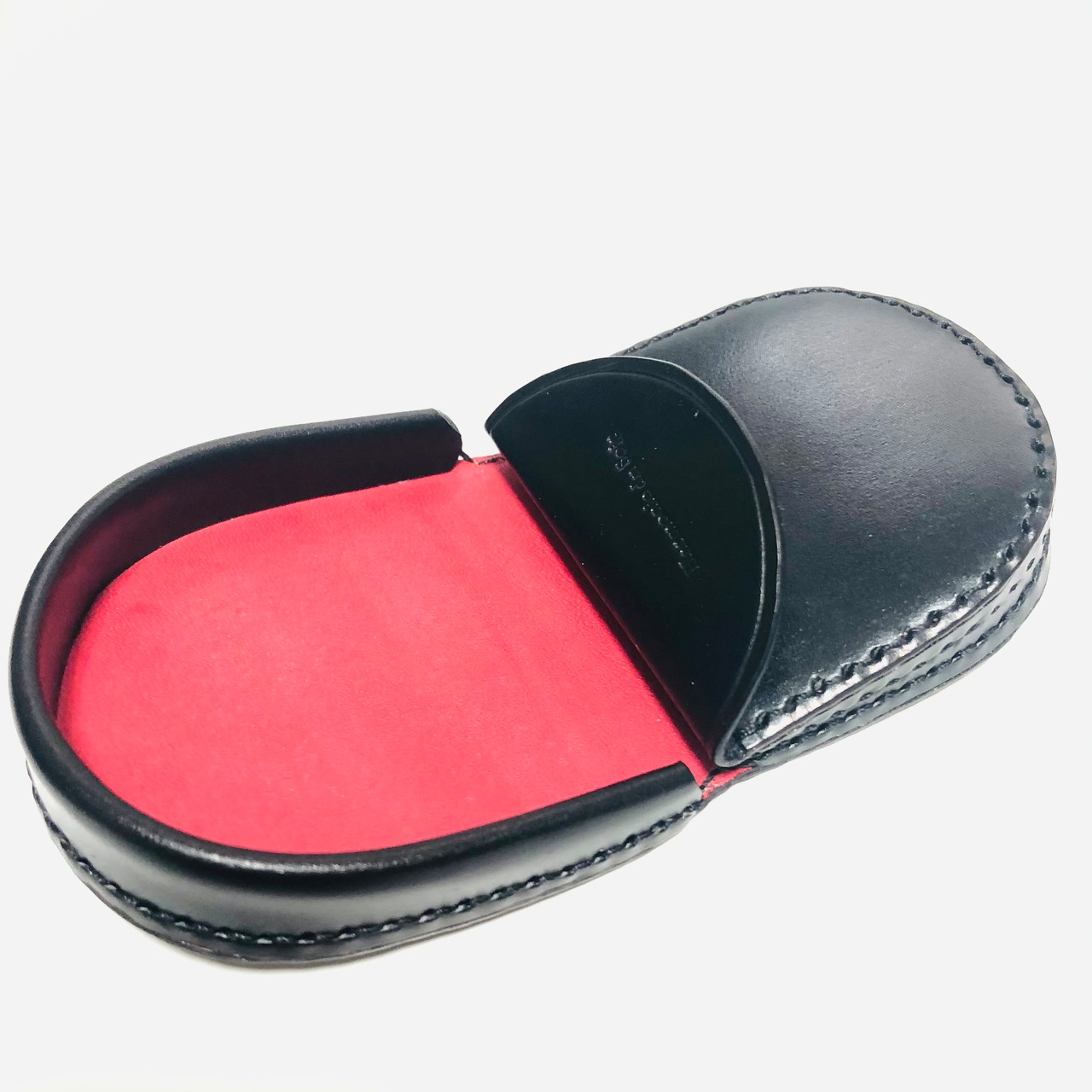 [限定]【COIN CASE】馬蹄型小銭入れ　ブライドルレザー  黒