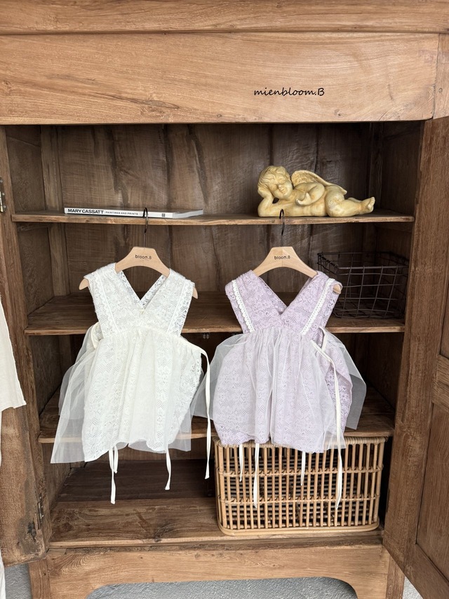 予約 KIDS - Fleece Princess One Piece [ mienbloom.B ]