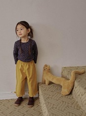 韓国子供服 / 26Autumn / 〖取寄〗Mardi Amber / プディフリルパンツ / キッズ服 *XS~XXL*