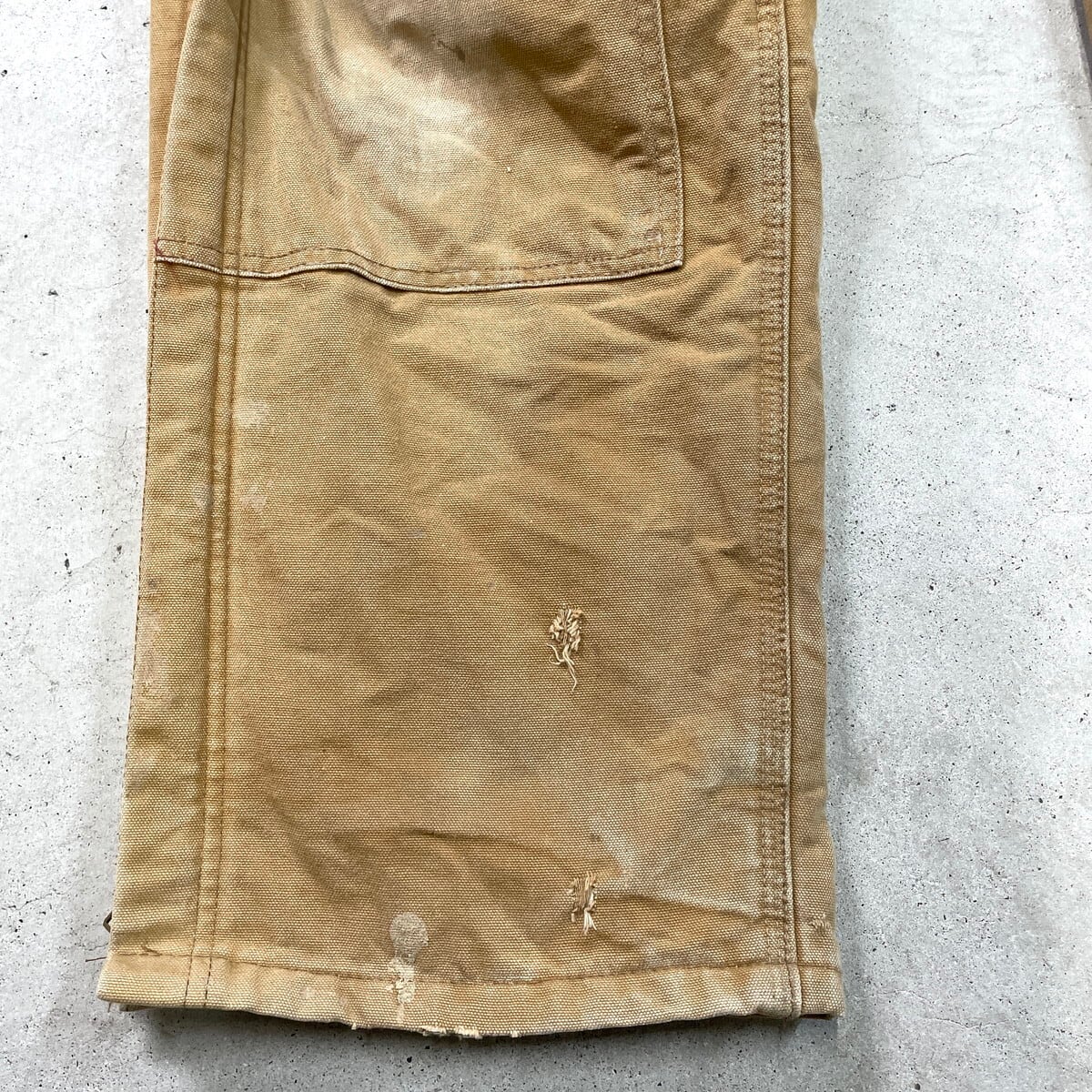 80-90年代 Carhartt カーハート ダック地 ダブルニー オーバーオール