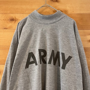 【US ARMY】 米軍 アーミー ロンT 長袖 Tシャツ ミリタリー Aロゴ リフレクター