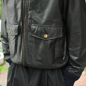 BURMA RUN leather flight jacket