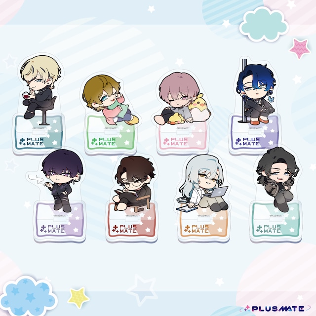 【コンプセット】PLUSMATE ランダムおやすみアクリルスタンド 第四弾