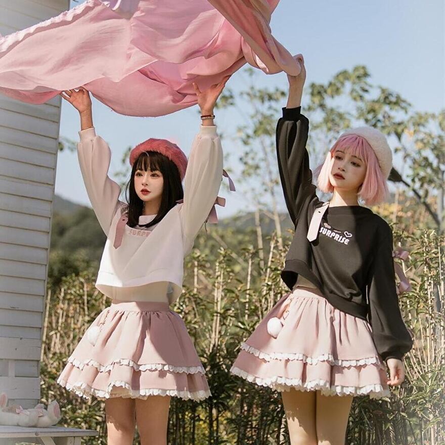 シャツ ワンショルダー リゾート ガーリー スイートロリータ 甘め