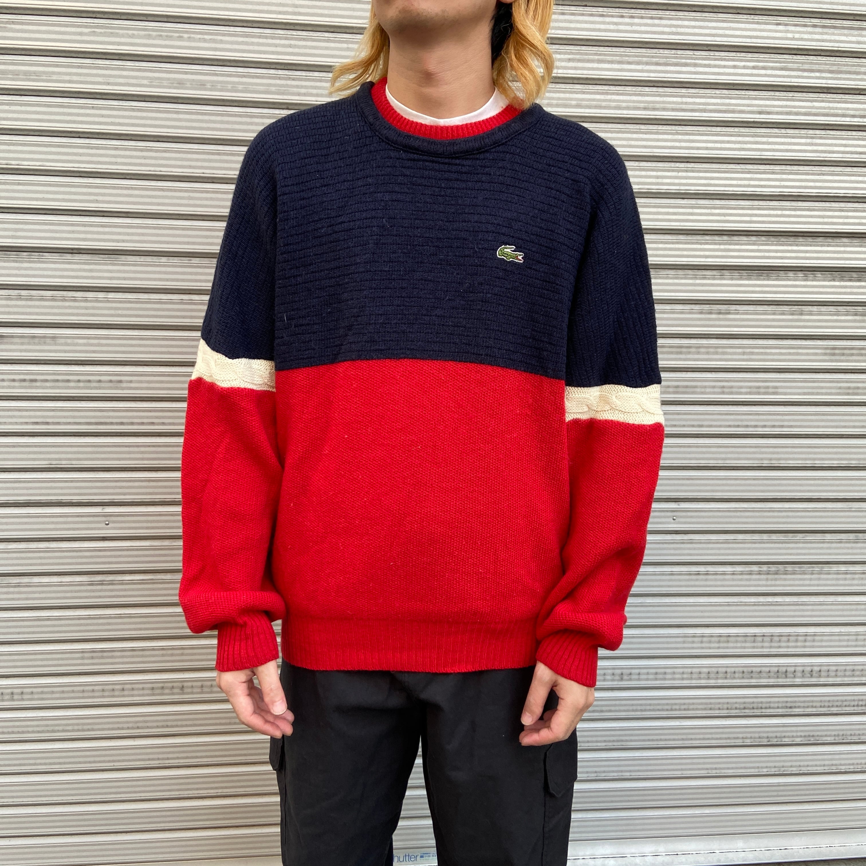 『送料無料』70s80s フランス製LACOSTE　シュミーズラコステ　フララコ　セーター | 古着屋 Uan powered by BASE