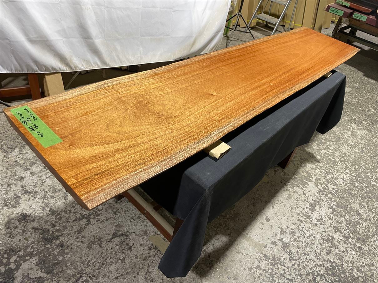 サペリ　無垢一枚板　乾燥材　両面フラット加工済！ サペリ 無垢一枚板 乾燥材 両面フラット加工済！