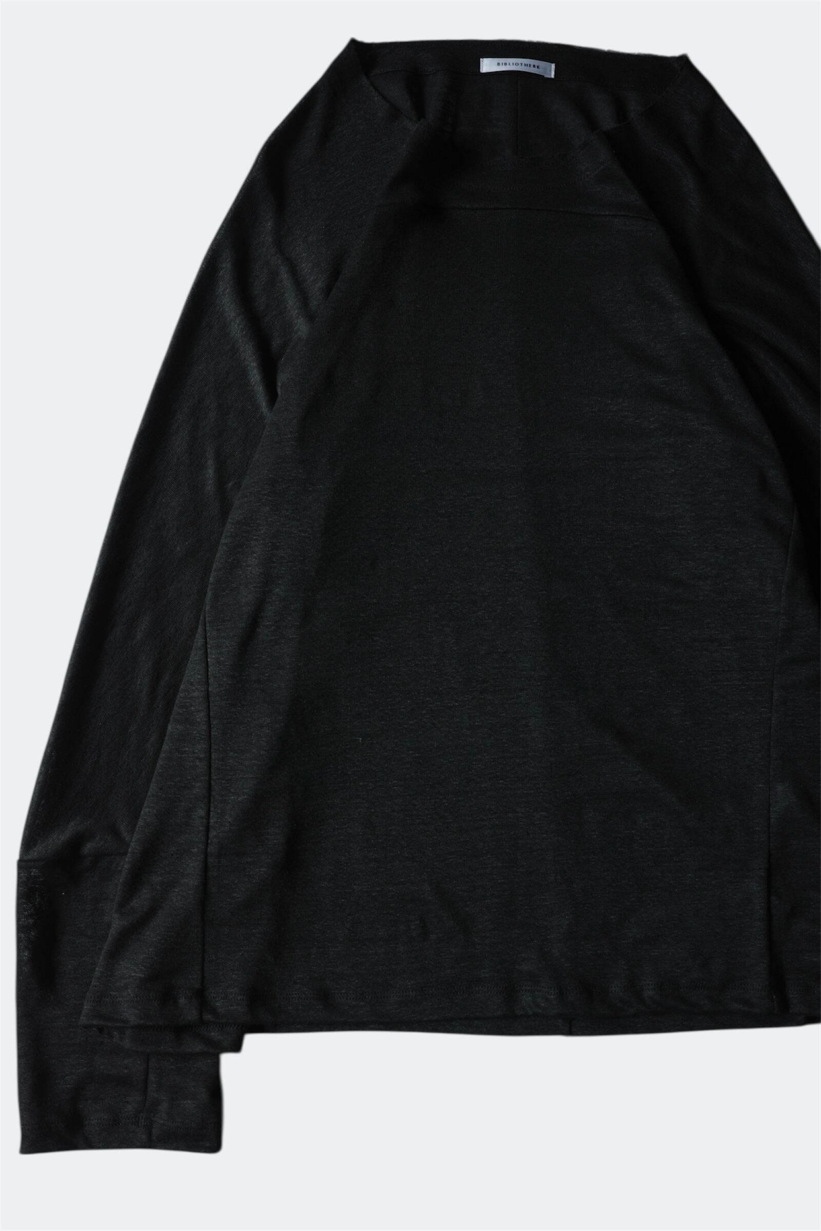 BIBLIOTHERK【LONG TOPS -BLACK-】 | lloomm