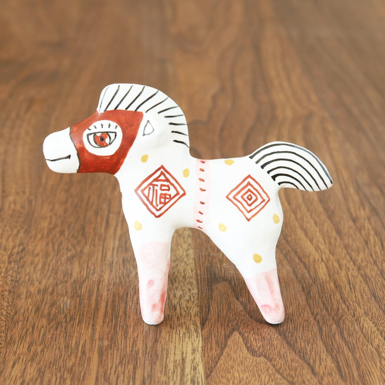 山口祥治 干支フィギュア 午(ウマ)「ウマジャロウ UJ-137」 工房:喜鶴製陶(有田焼)