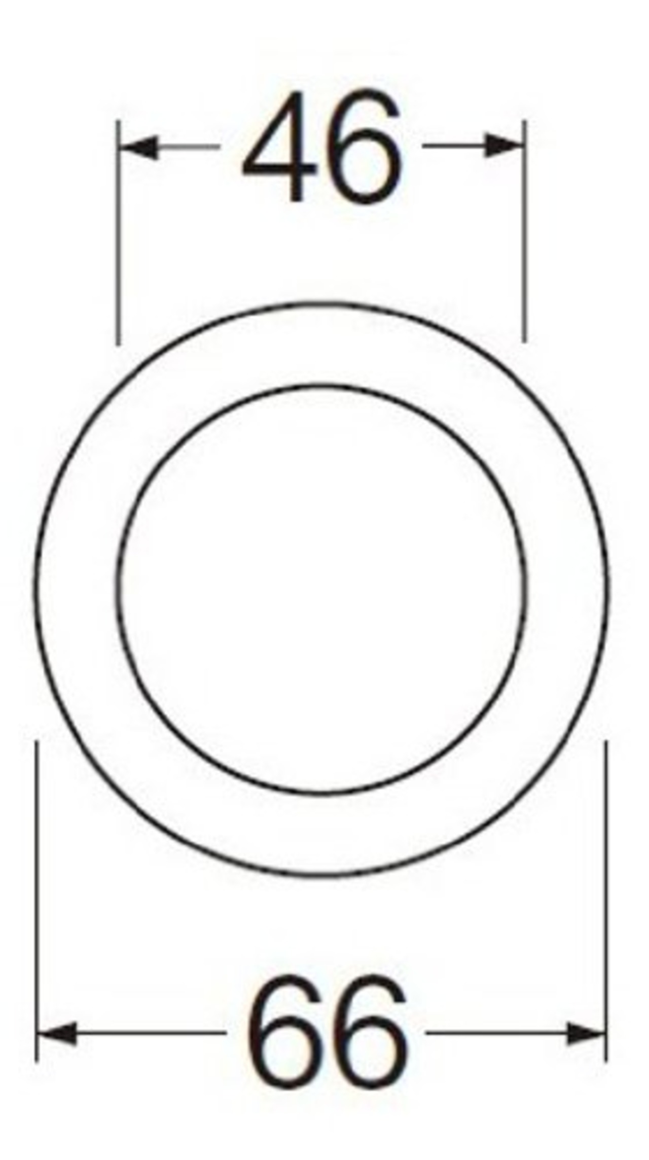 SANEI(サンエイ) バス接続管パッキン 66mm パッキン・スリップパッキン各1個入 PP42-46S