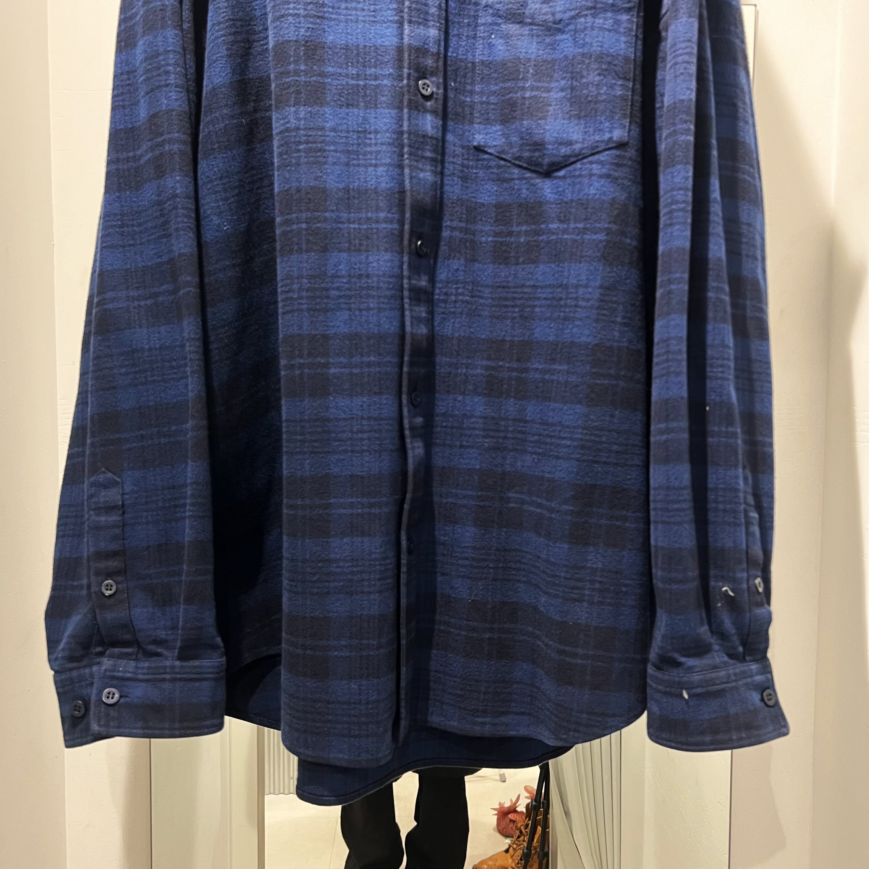 BALENCIAGA バレンシアガ 22AW Check Flannel Hooded Shirt チェック 