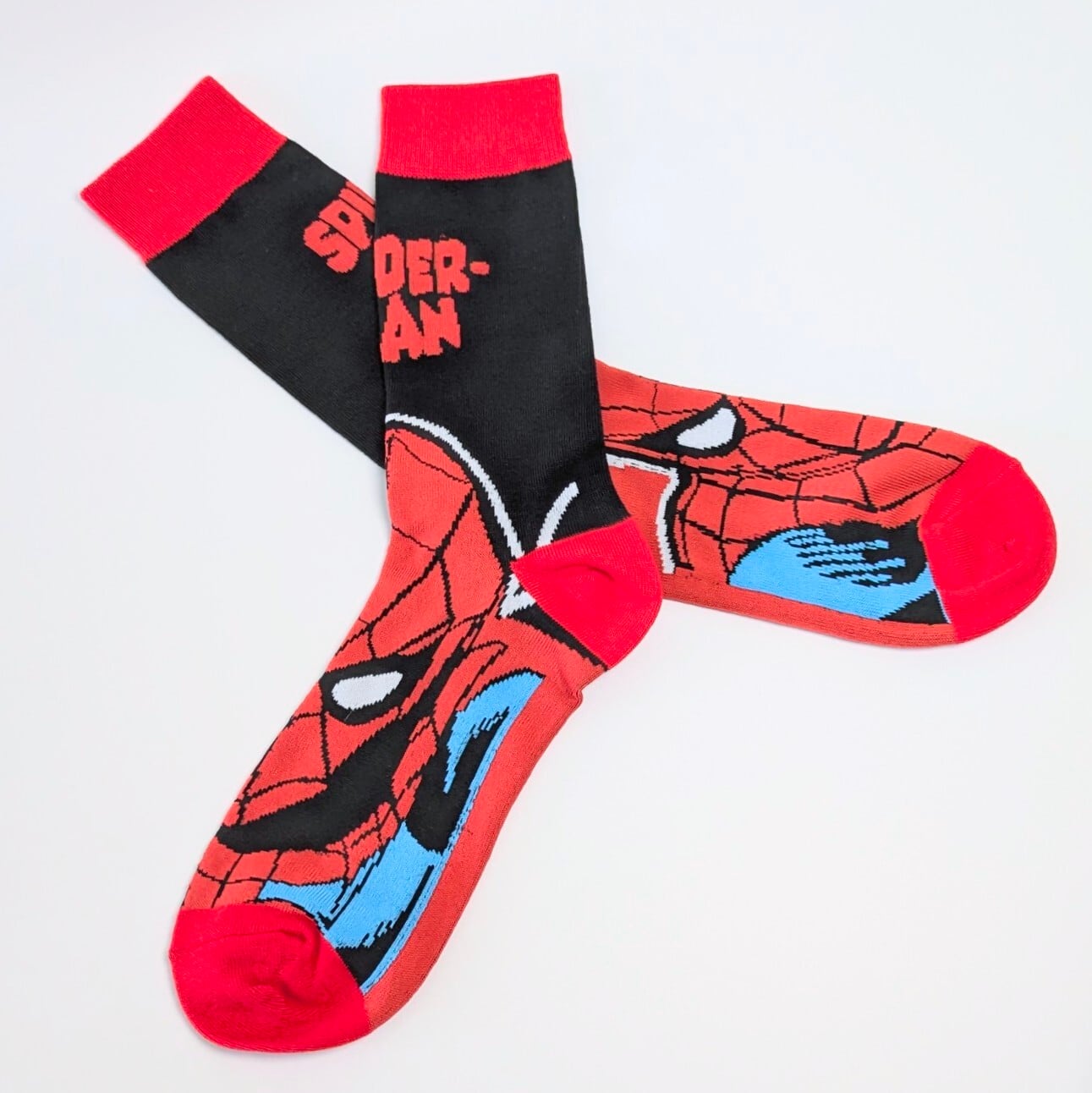 【 crew socks / クルーソックス 】『 MARVEL / マーベルコミックス / スパイダーマン 』 靴下 / ソックス〚アメリカン雑貨 アメトイ〛
