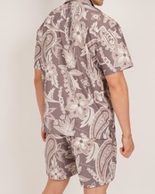 【SUNS】PAISLEY PATTERN OPEN COLLAR SHIRTS［RSS025］