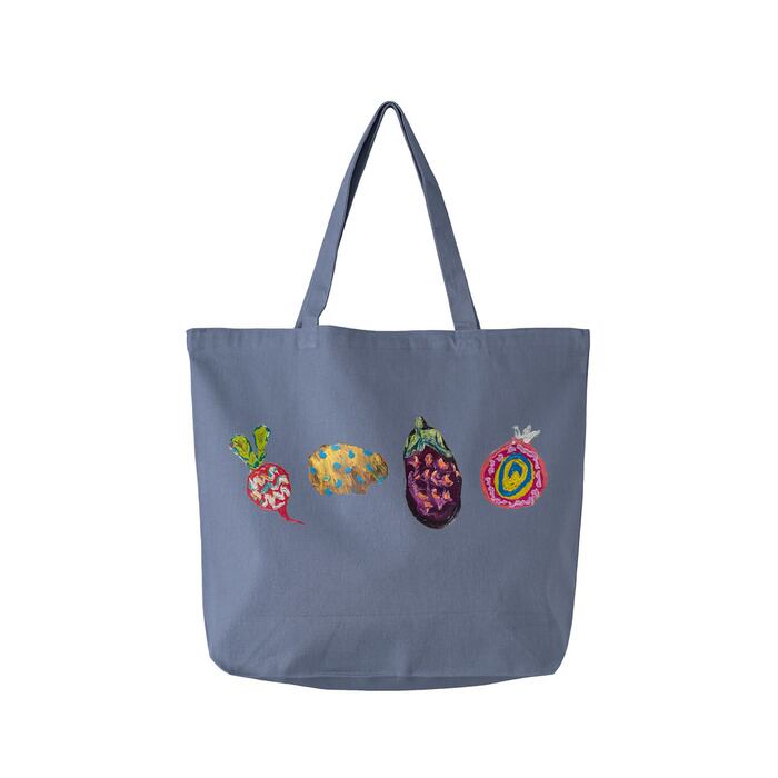 yasai tote bag blue 10002