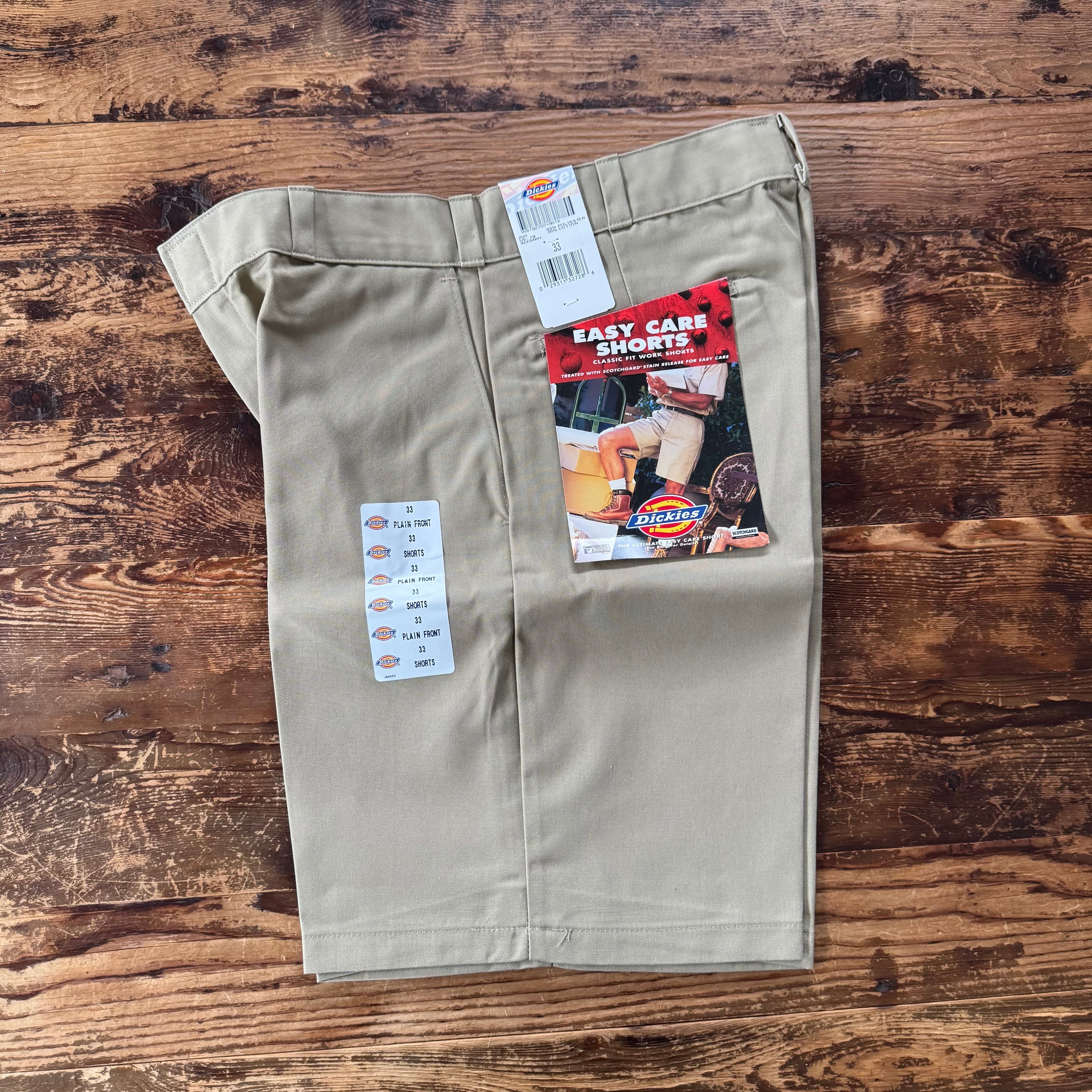 1990's DEADSTOCK Dickies EASY CARE SHORTS/USA MADE/33
