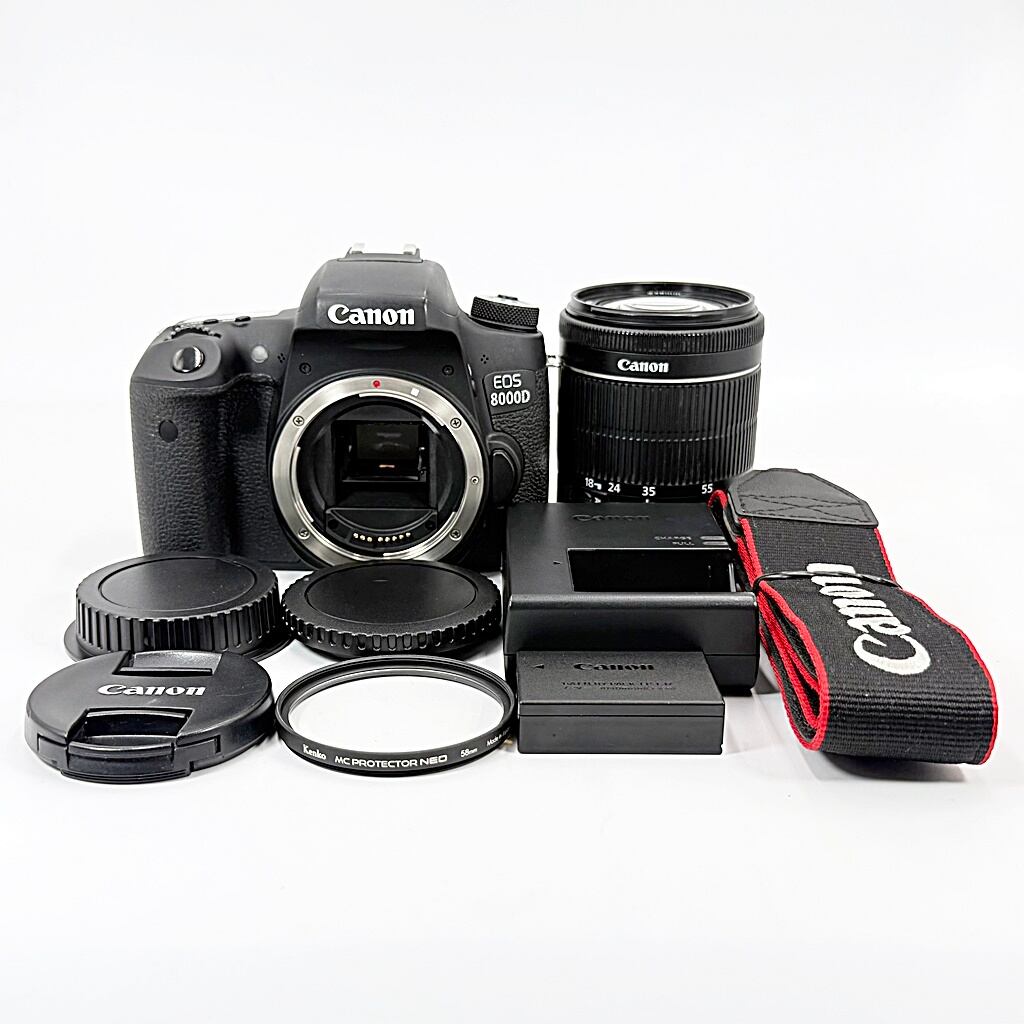 キヤノン CANON EOS 8000D レンズキット 一眼レフ カメラ 中古 キヤノン CANON EOS 8000D レンズキット 一眼レフ カメラ 中古 | 中古