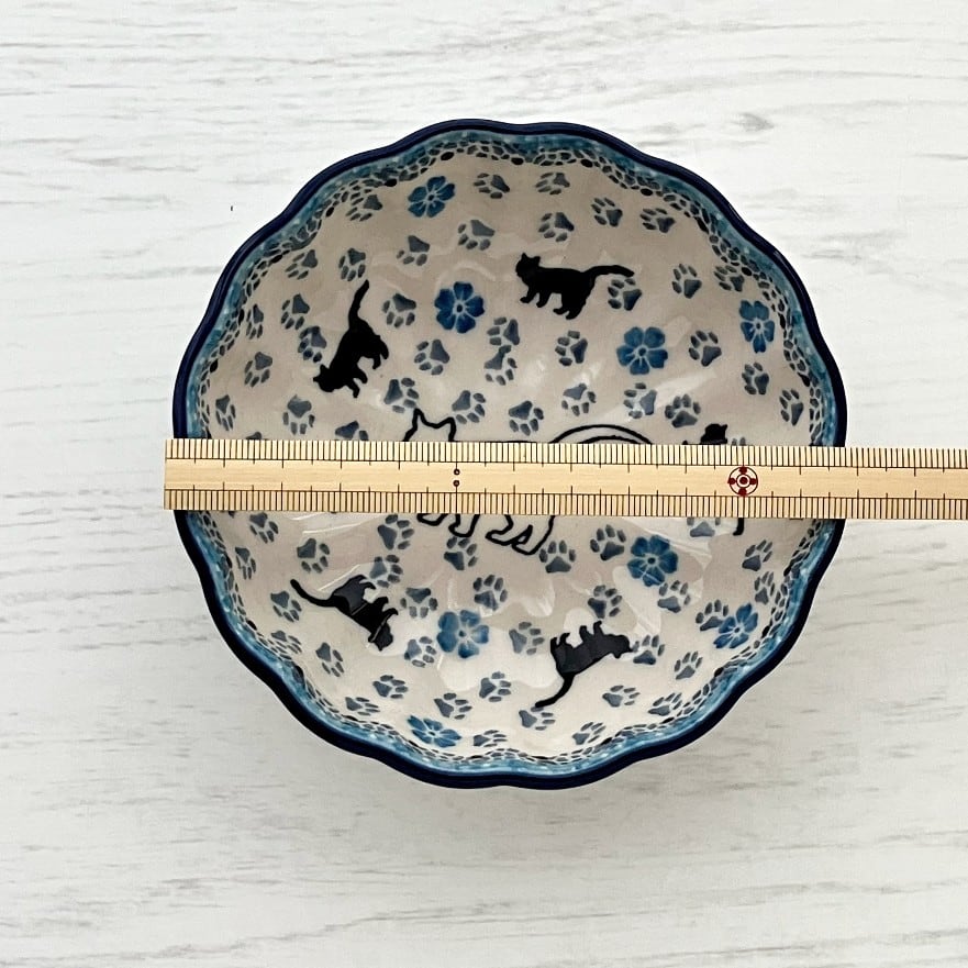 Ceramika Artystyczna ポーランド食器 猫柄 3点セット ポーランド食器 11.8cmボウル ツェラミカ アルティスティチナ Ceramika