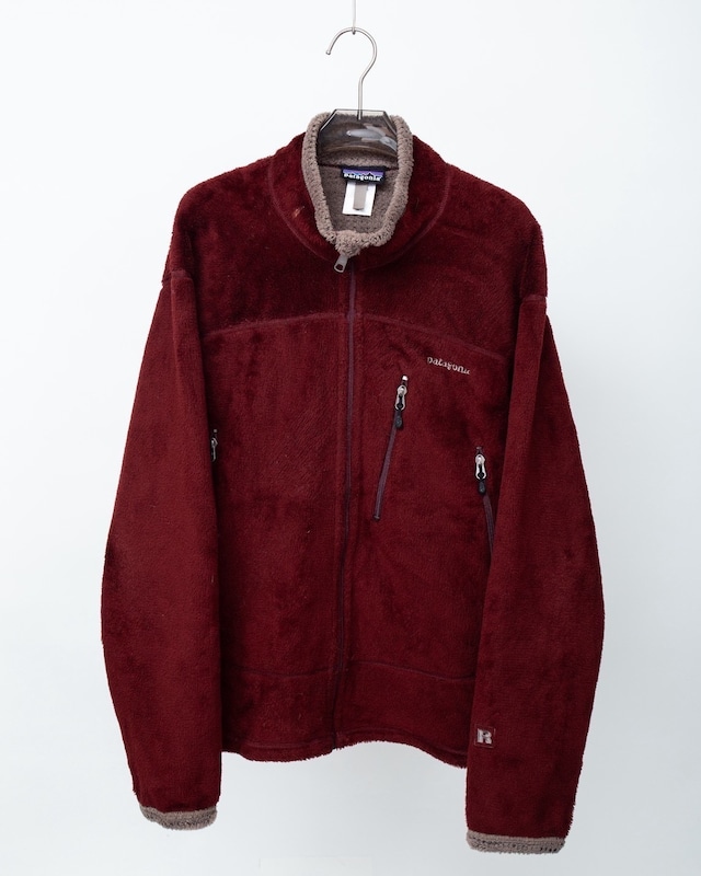 "Patagonia" R4 regulator fleece jacket (red) Made in USA