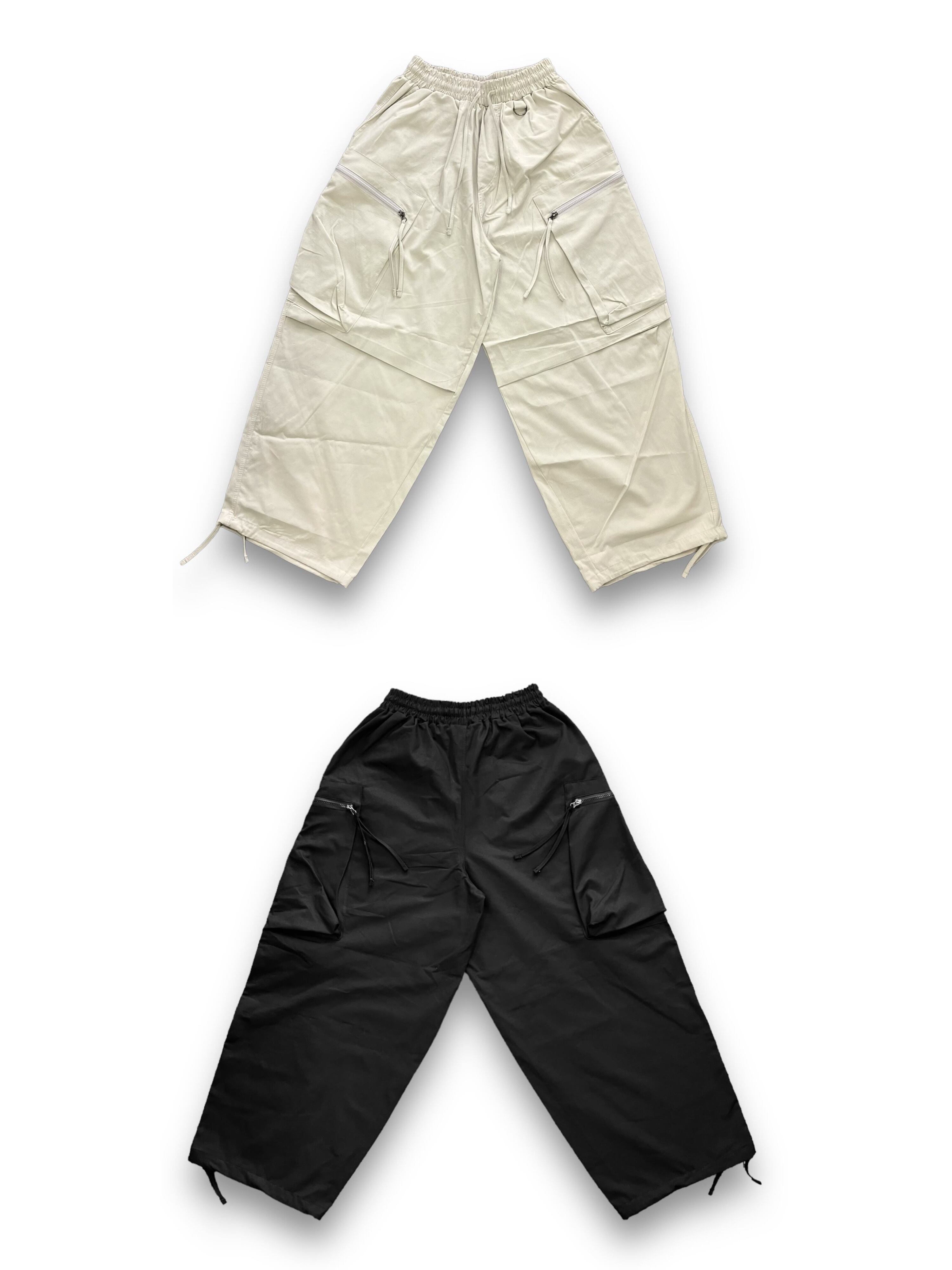 【PLANET STUDIO】Zipper Cargo Denim Pants(2color)