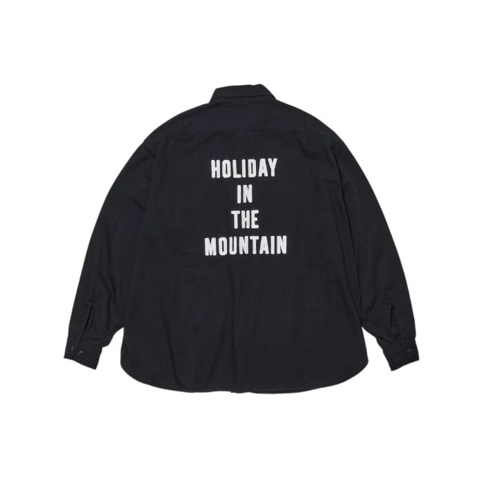 MOUNTAIN RESEARCH (ﾏｳﾝﾃﾝﾘｻｰﾁ)- H.I.T.M.Shirt MTR4269 Black | thecompus