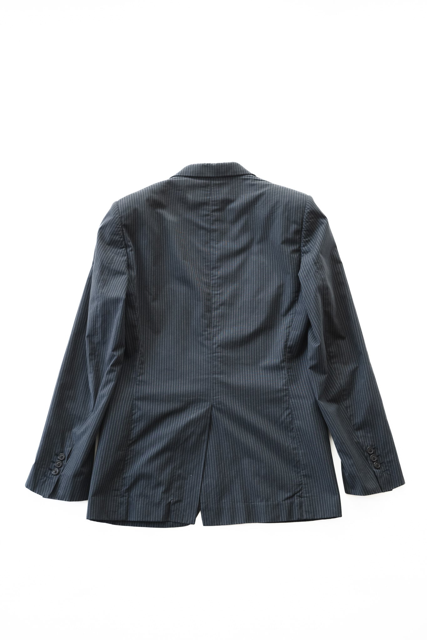 02SS] “Maison Martin Margiela” Pencil Stripe 1 Button Tailored
