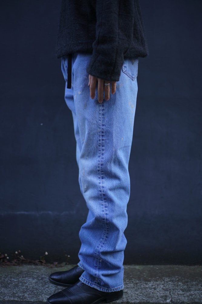 Levis 501 Paint [Levis 501-0000 Made in Mexico] Vintage Denim