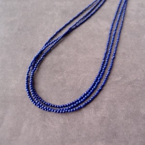 【K14gf】Lapis lazuli Necklace／ ラピスラズリ ３連ネックレス