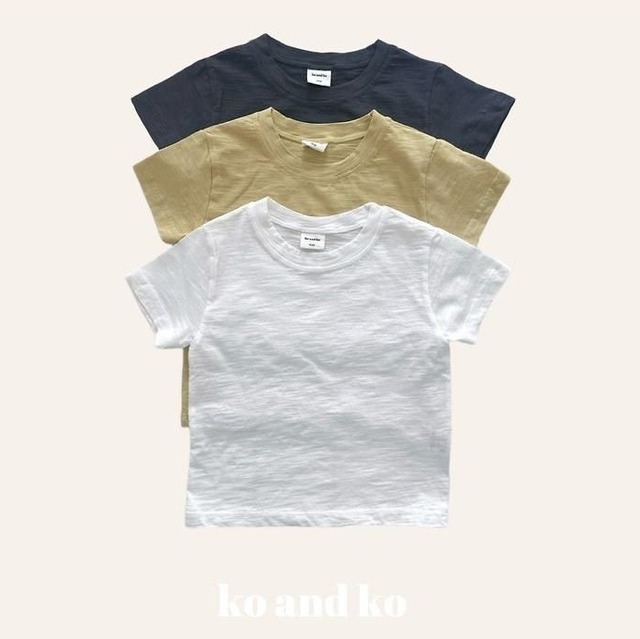 【取寄/韓国直送】Ko and Ko 26/SM スラブTシャツ｜夏服｜韓国子供服