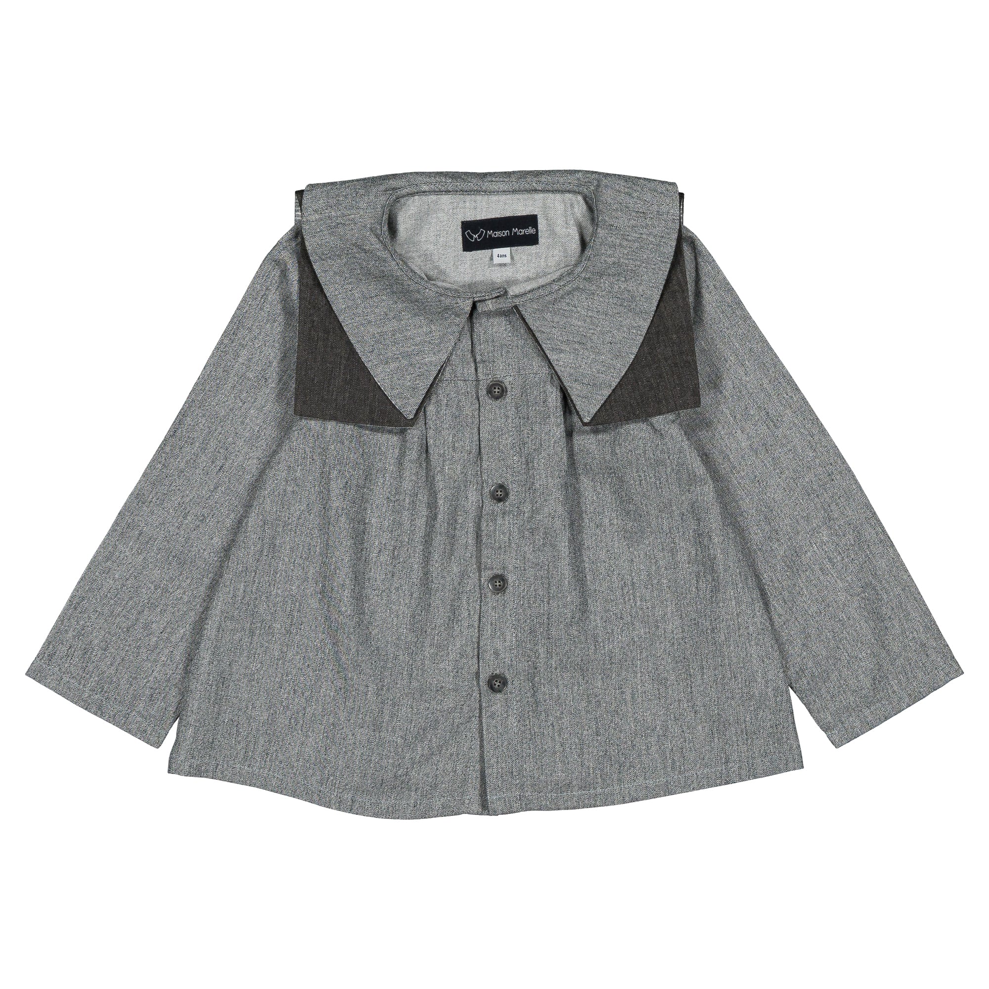 【予約/送料無料】Shirt DUC- gray / Maison Marelle