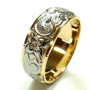 Hawaiian jewelry plumeria ring(grs8526）