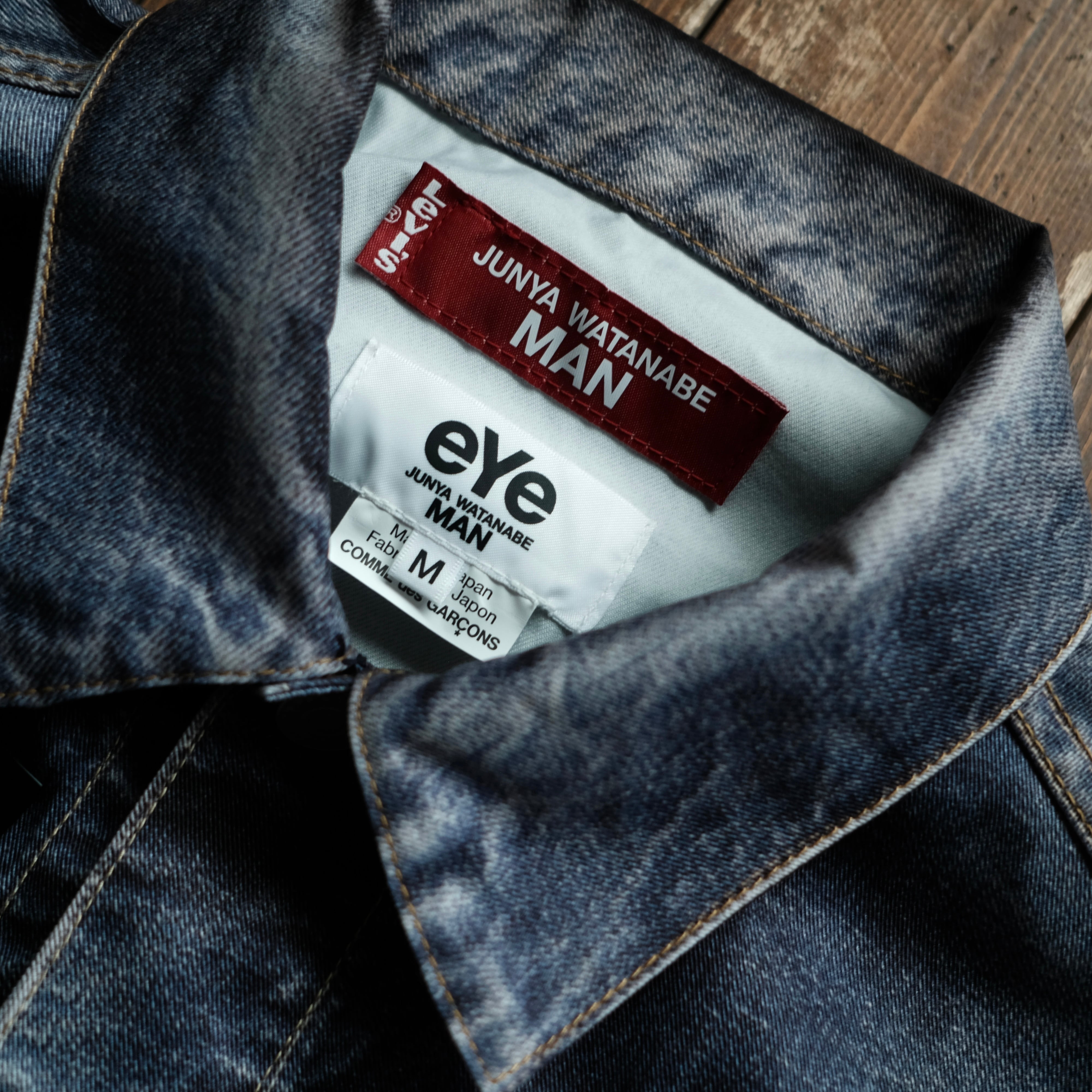 eYe JUNYA WATANABE MAN 転写 PRINT DENIM JACKET | safarionline