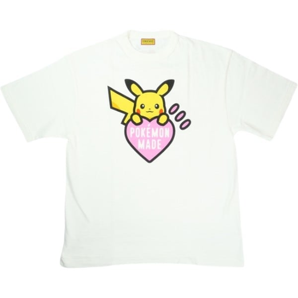 HUMAN MADE ピカチュウ Tシャツ Lサイズ ホワイト ヒューマンメイド ポケモン ピカチュウ Tシャツ 渋谷パルコ 限定カラー 白