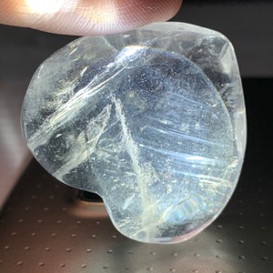 14.天使の梯子☆水晶☆エンジェルラダー 珍しいハートモチーフ♪