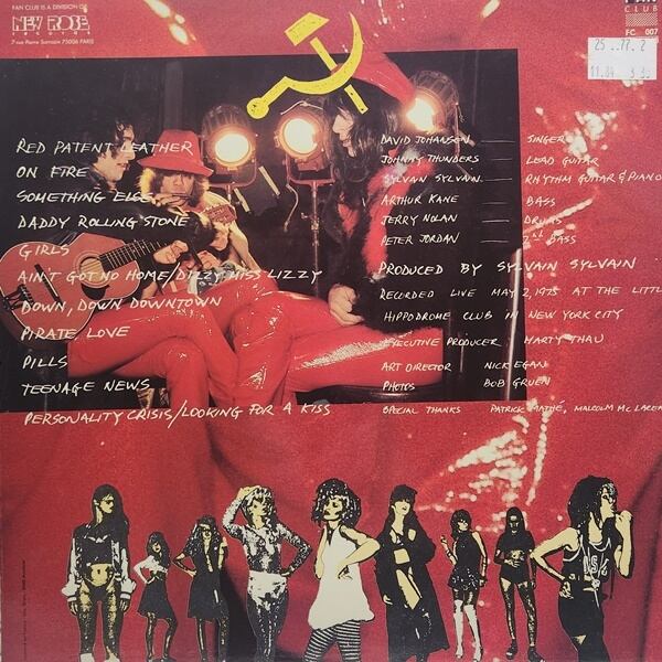 New York Dolls / Red Patent Leather [FC 007] - 画像2