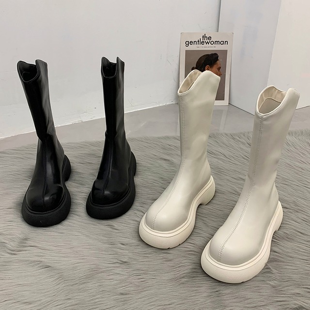 ブーツスプリングオータムレッドジッパー薄手 靴 シューズ 春物 秋物 部族の婦人靴10611346288