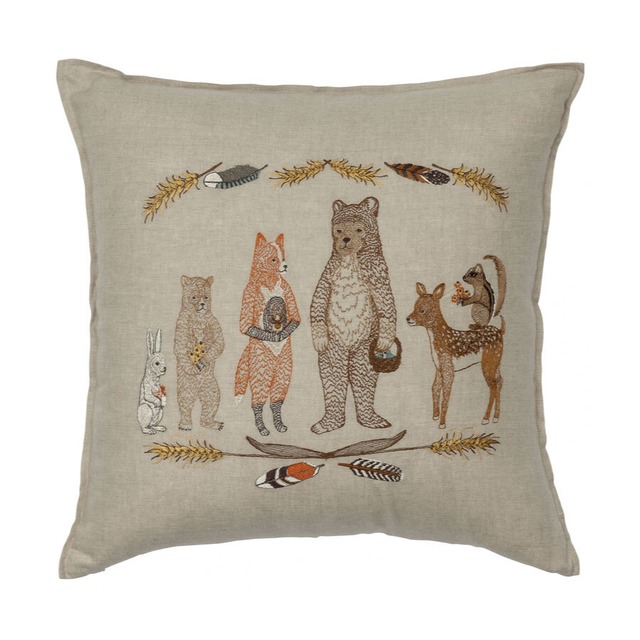 CORAL&TUSK [Woodland Welcome Pillow] クッションカバー 50x50cm(コーラル・アンド・タスク)