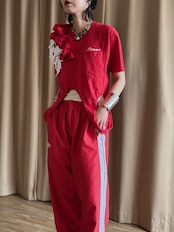 sculptural ruffle lace remake t-shirt-5264-6