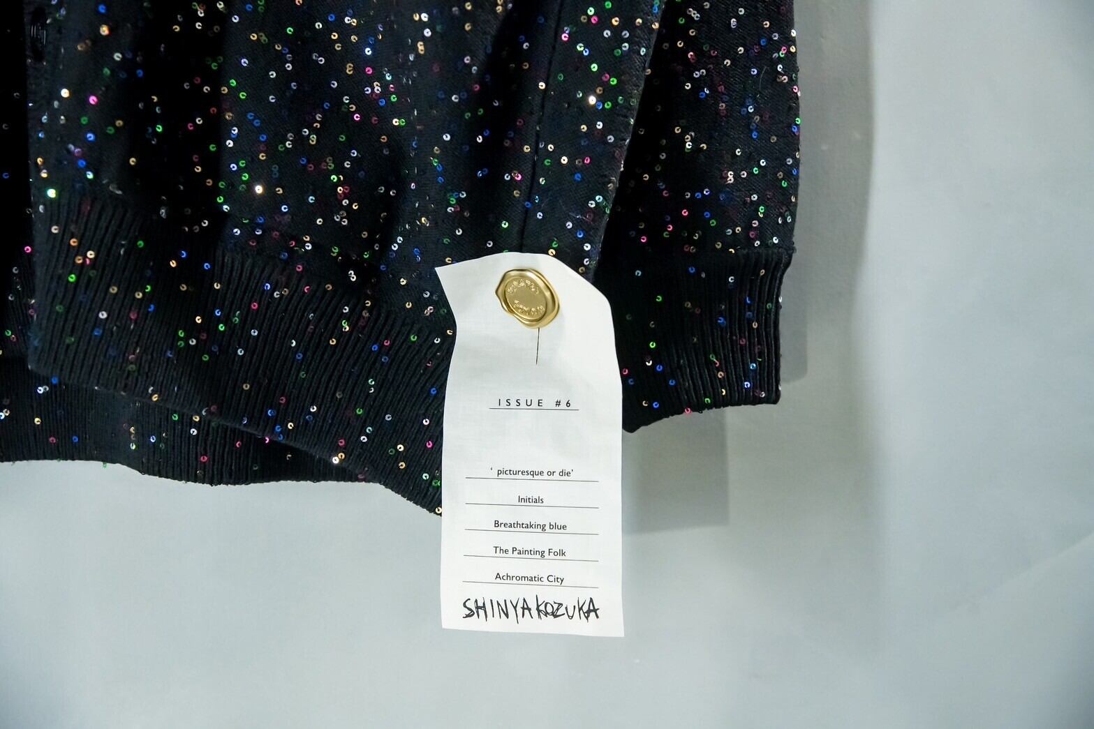 【新品】 SHINYAKOZUKA 25SS スパンコールカーディガン SHINYAKOZUKA(シンヤコヅカ)のARTIST'S MATERIAL IN CARDIGAN