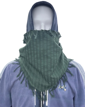 AW2007 BALENCIAGA FRINGED SCARF