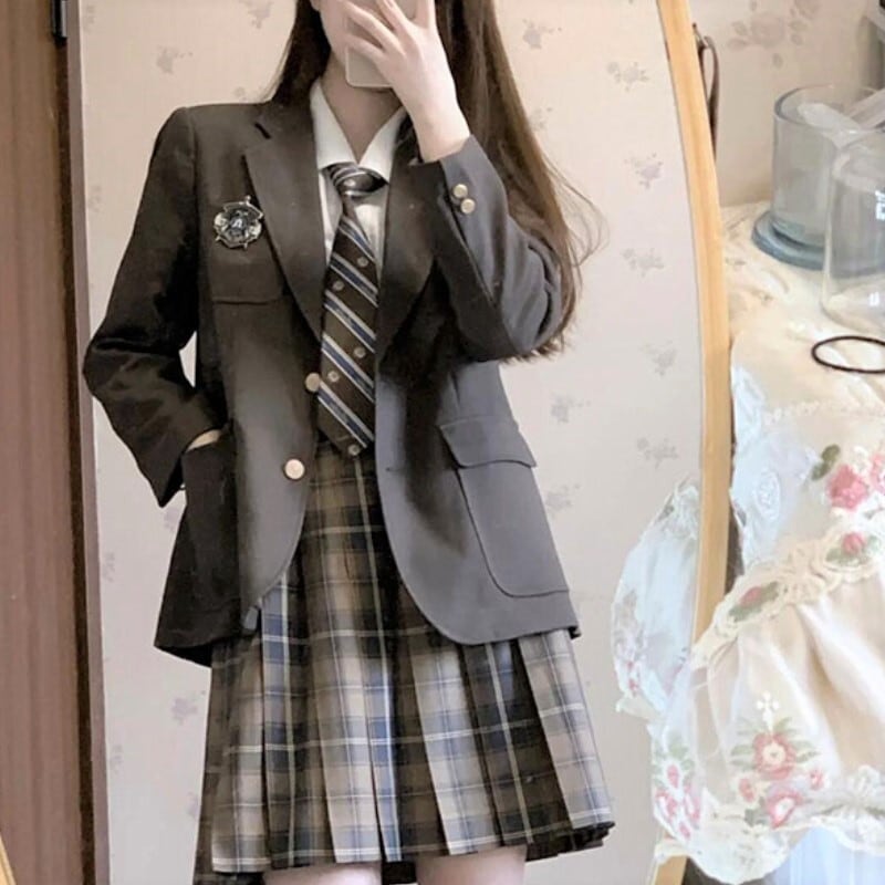 お友達とお揃いで着たい♪ 3点セット スクールガール風 制服風